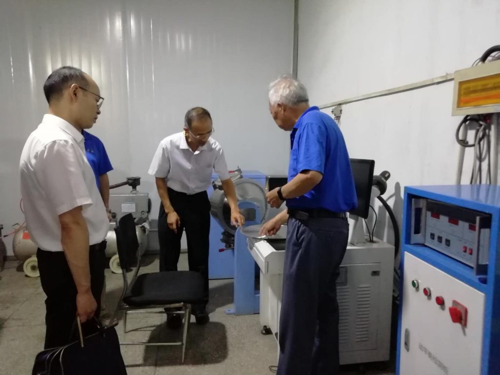 鄭州市科技局對清辰雨清潔設(shè)備有限公司進行現(xiàn)場考核